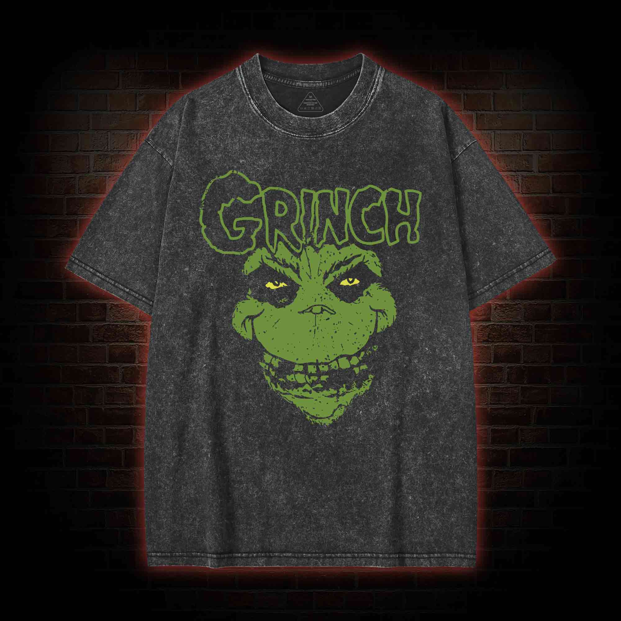 Vintage Grinch Washed T-shirt