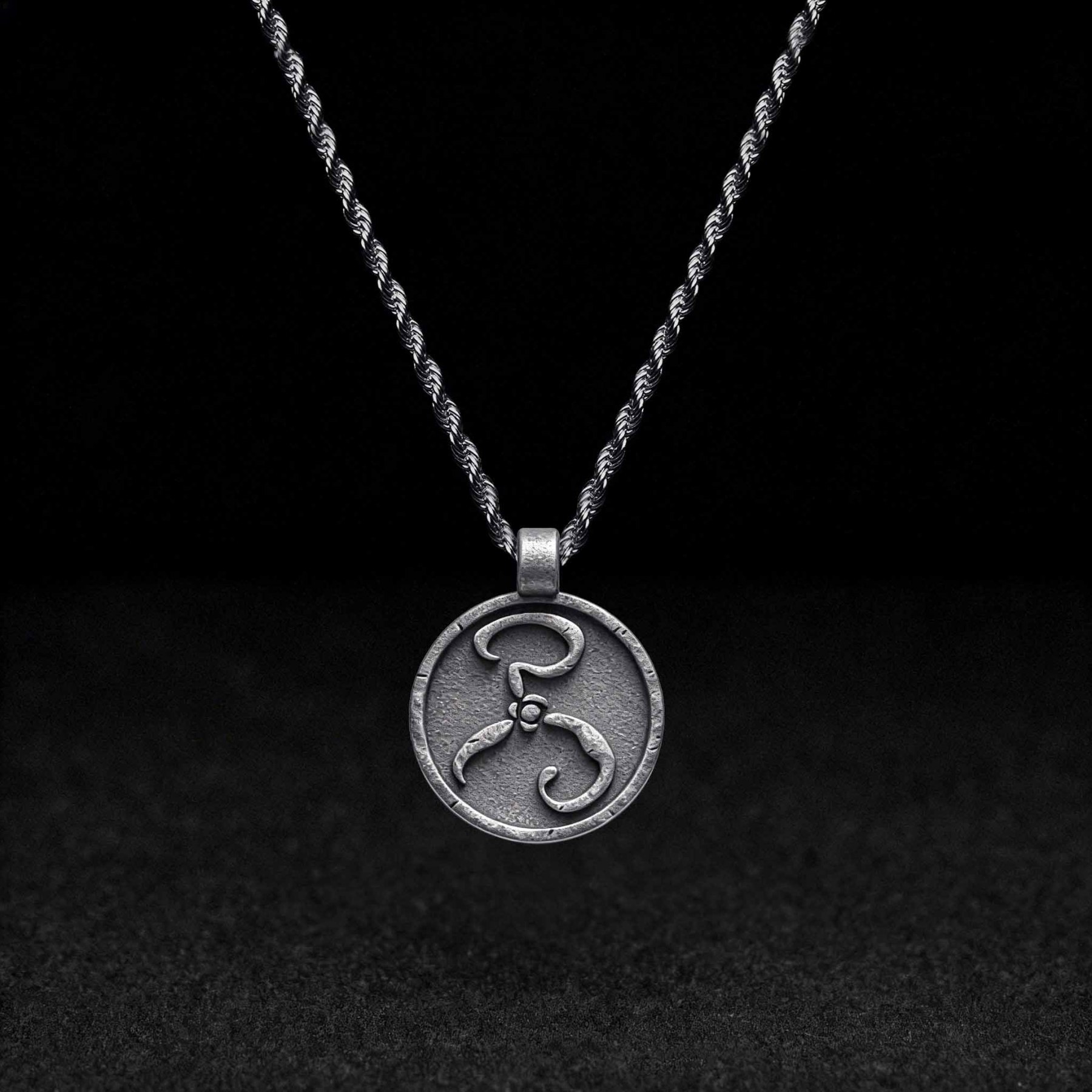 Yellow Sign Sculptural Necklace