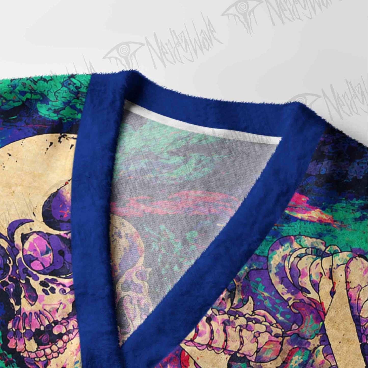 Mythical Giant Skeleton Cardigan Sweater