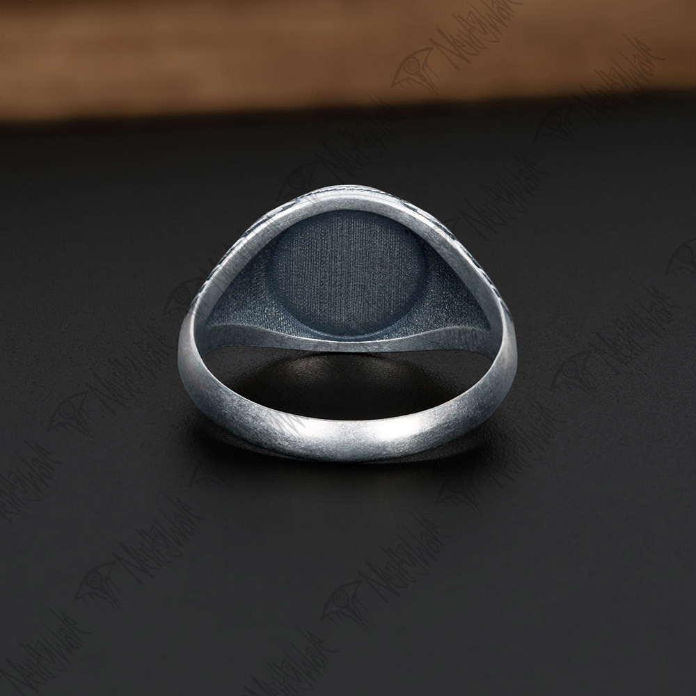 Bull Skull Silver Ring