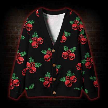 Poison Mistletoe Cardigan Sweater