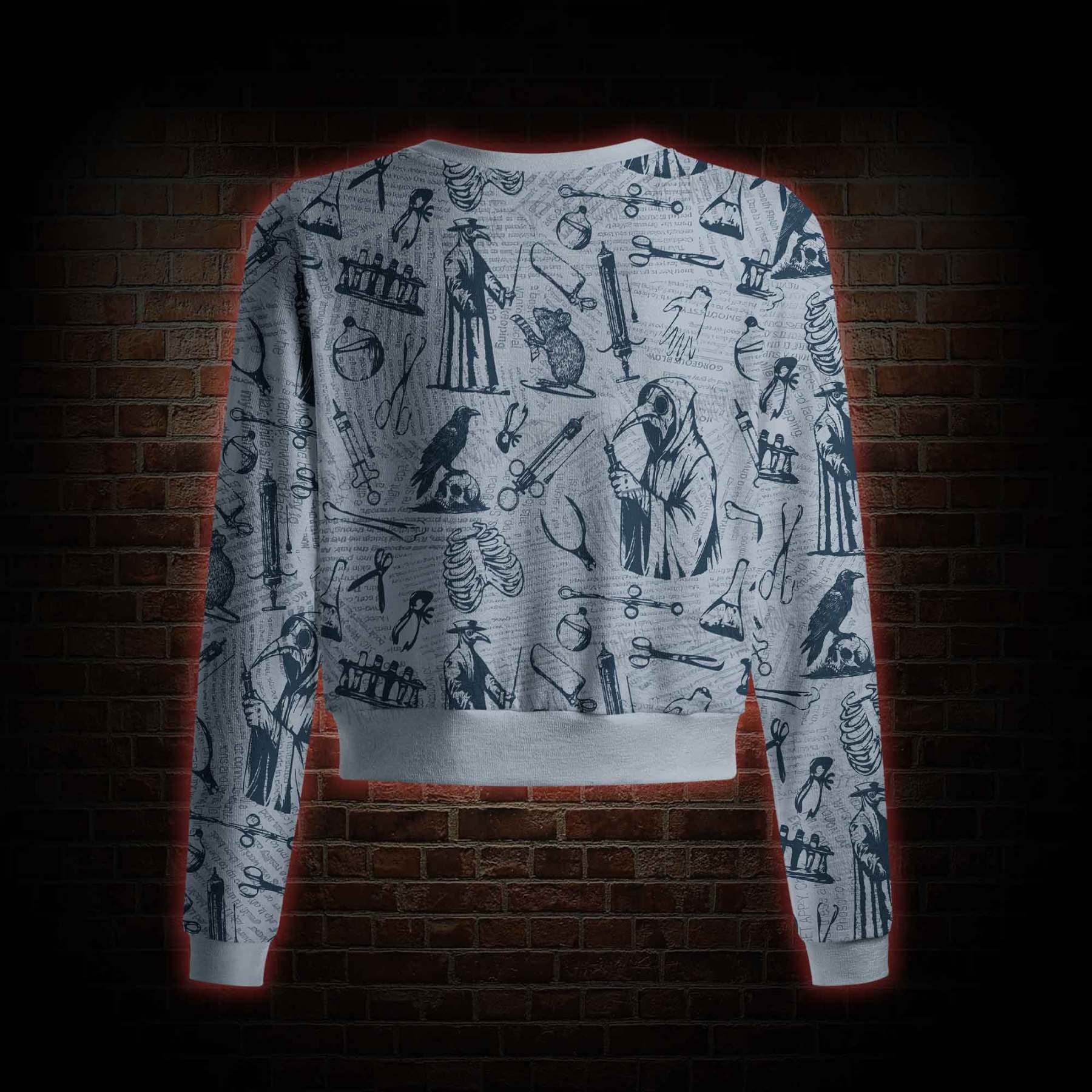 Black Death Cardigan Sweaters