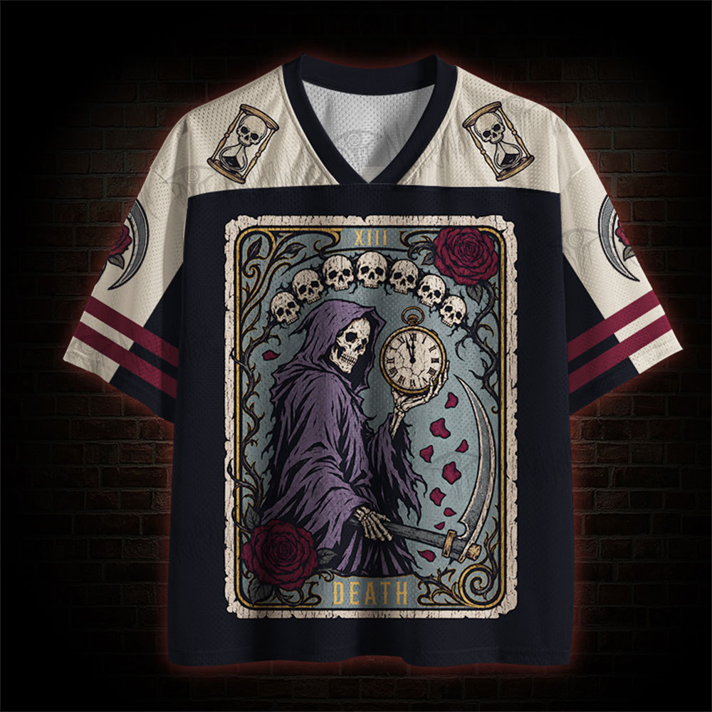 Vintage Death XIII Tarot Grim Reaper Mesh Jersey