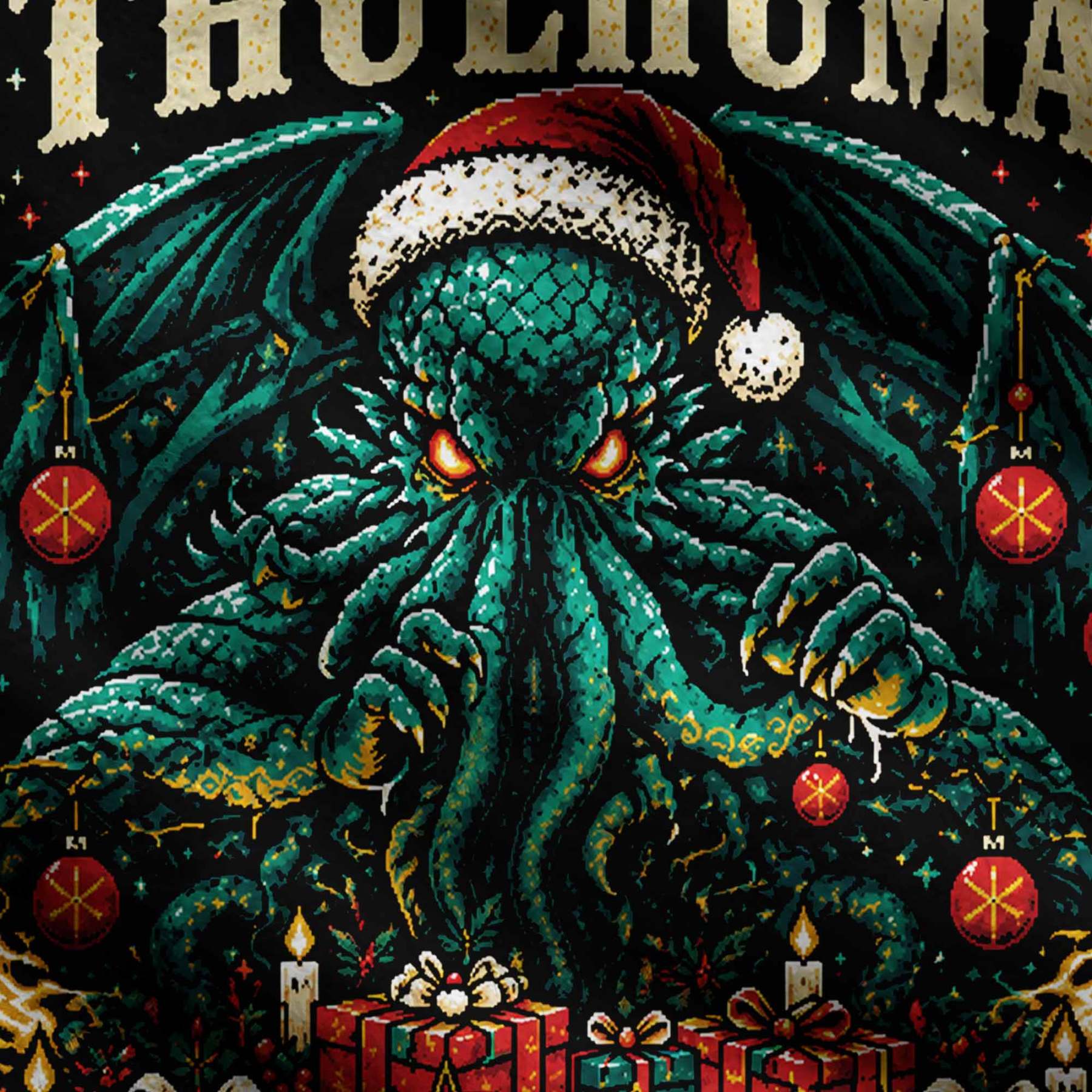 Merry Cthulhumas Ugly Sweatshirts