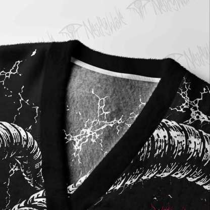 Witch Goat Cardigan Sweater