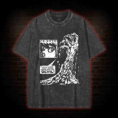 Don't Shake Hands With the Devil Washed T-shirt