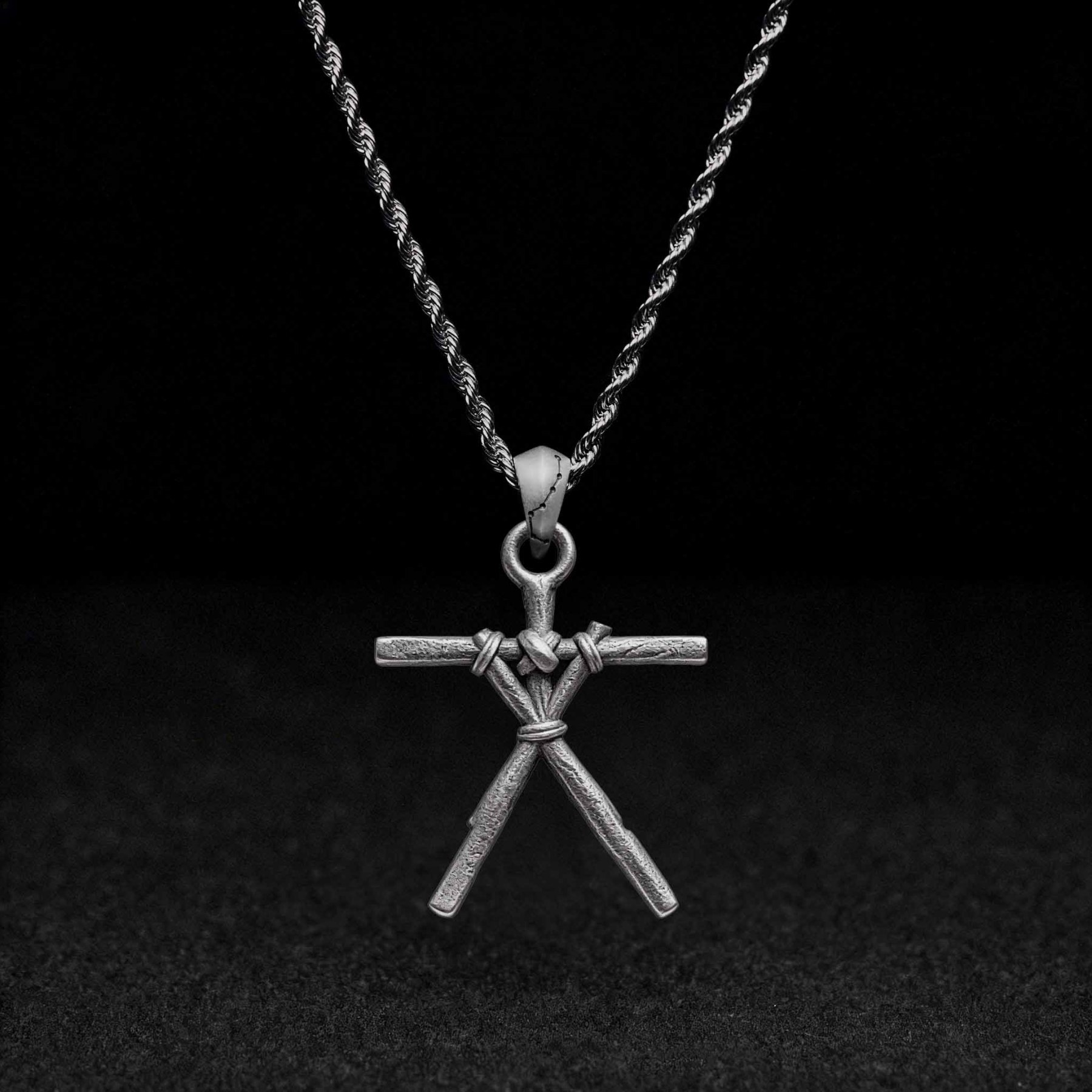 Stick Man Sculptural Necklace
