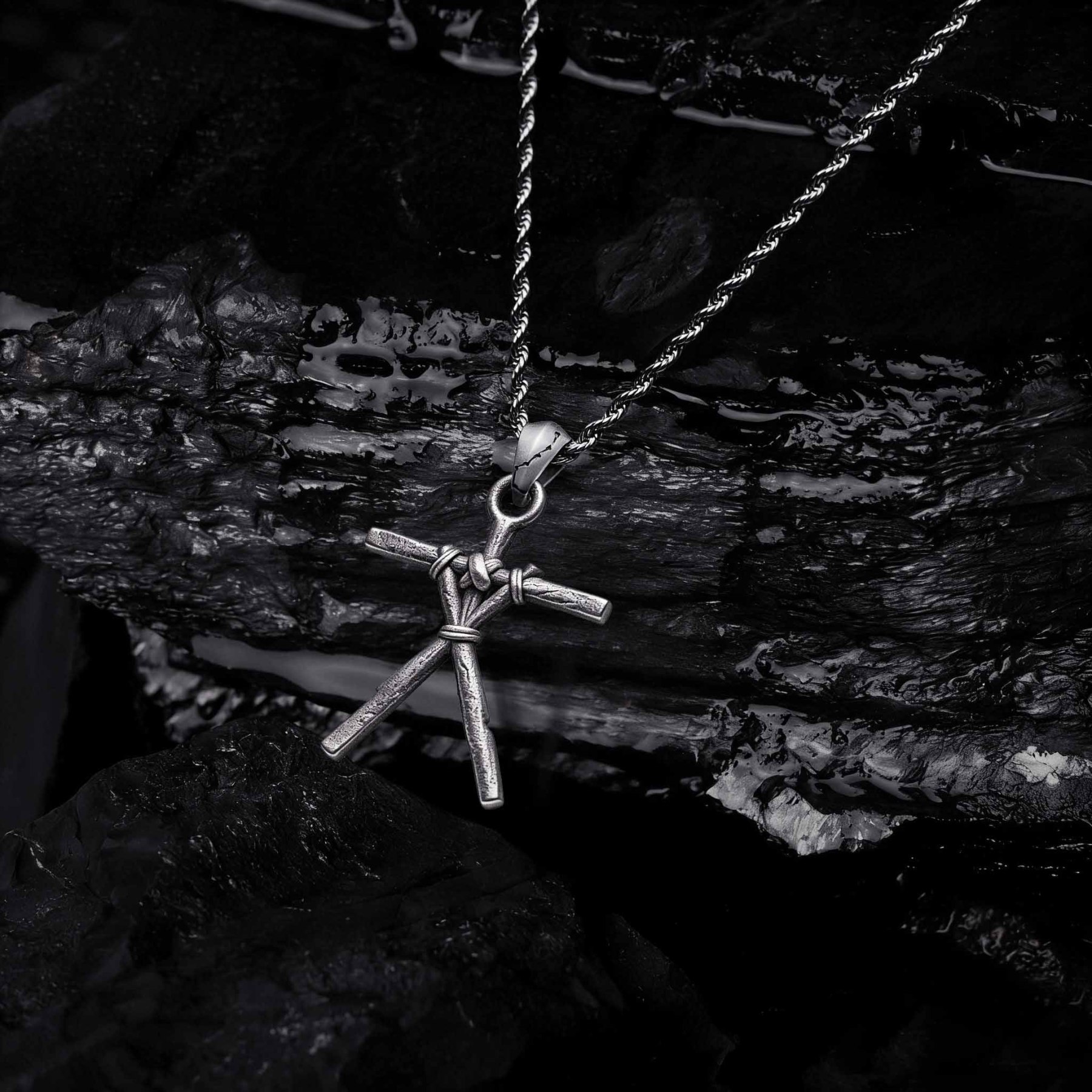 Stick Man Sculptural Necklace