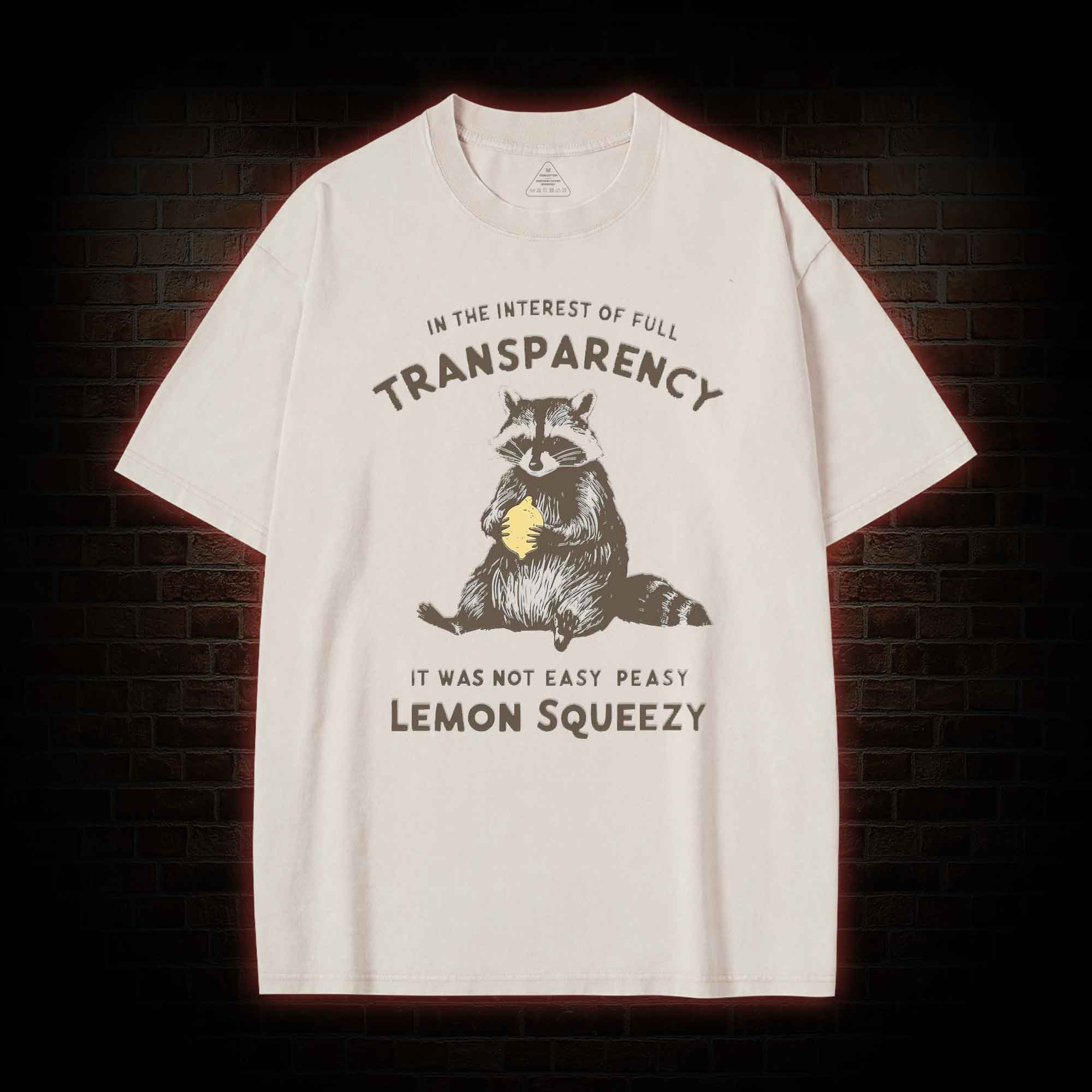 Easy Peasy Lemon Squeezy Washed T-shirt