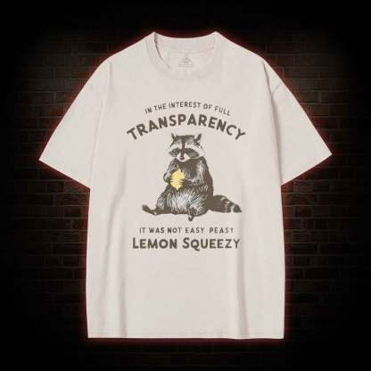 Easy Peasy Lemon Squeezy Washed T-shirt