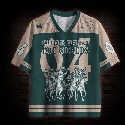 Conquer Weights Not Worlds Mesh Jersey