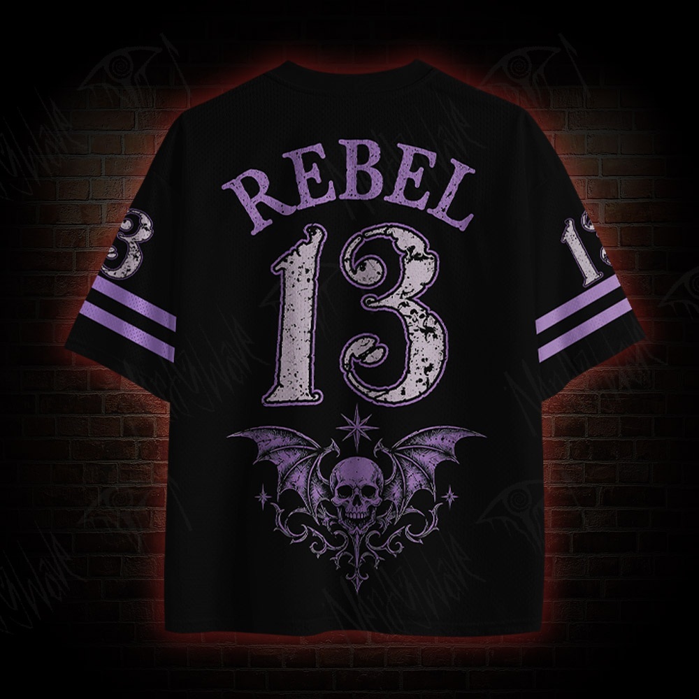 Thick Thighs Spooky Vibes Mesh Jersey