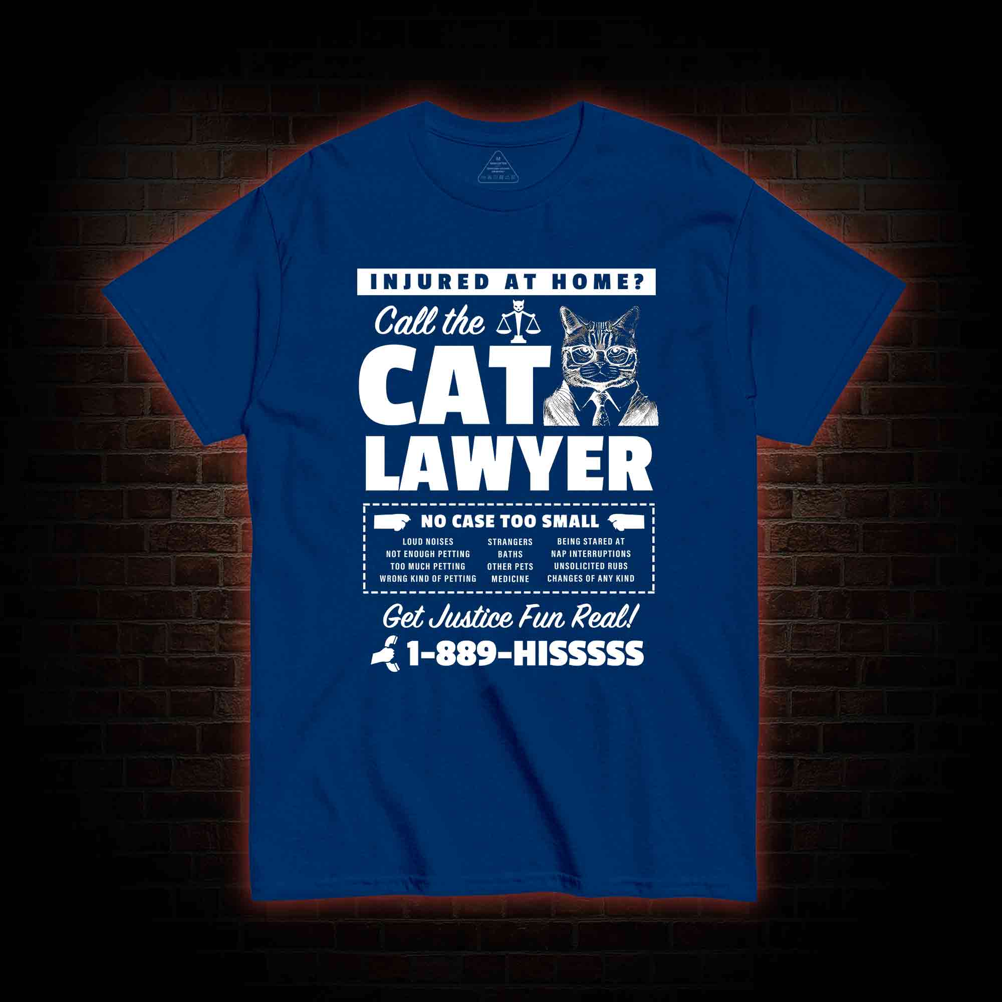 Call The Cat Lawyer T-shirt