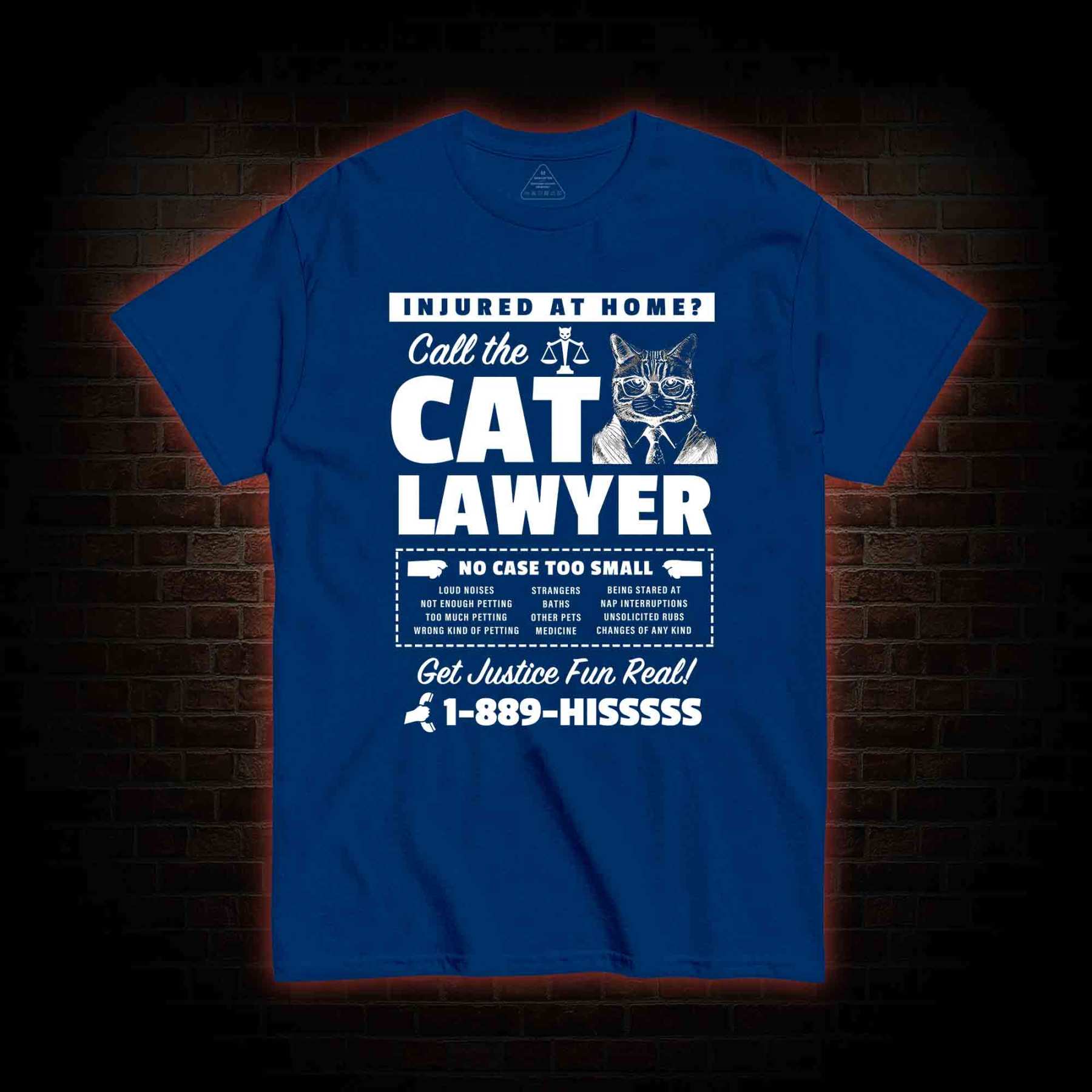 Call The Cat Lawyer T-shirt