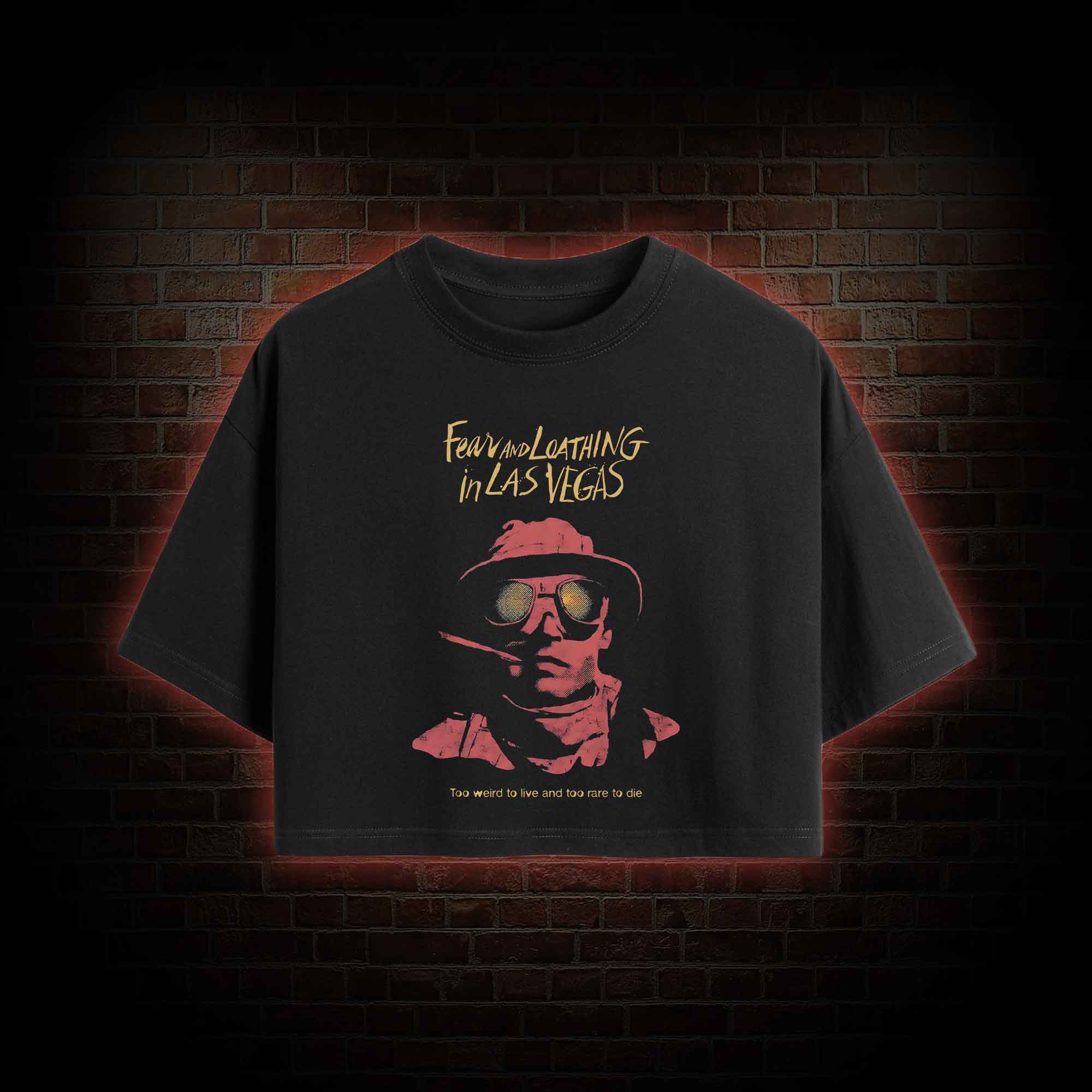 Too Weird to Live and too Rare to Die Crop Top
