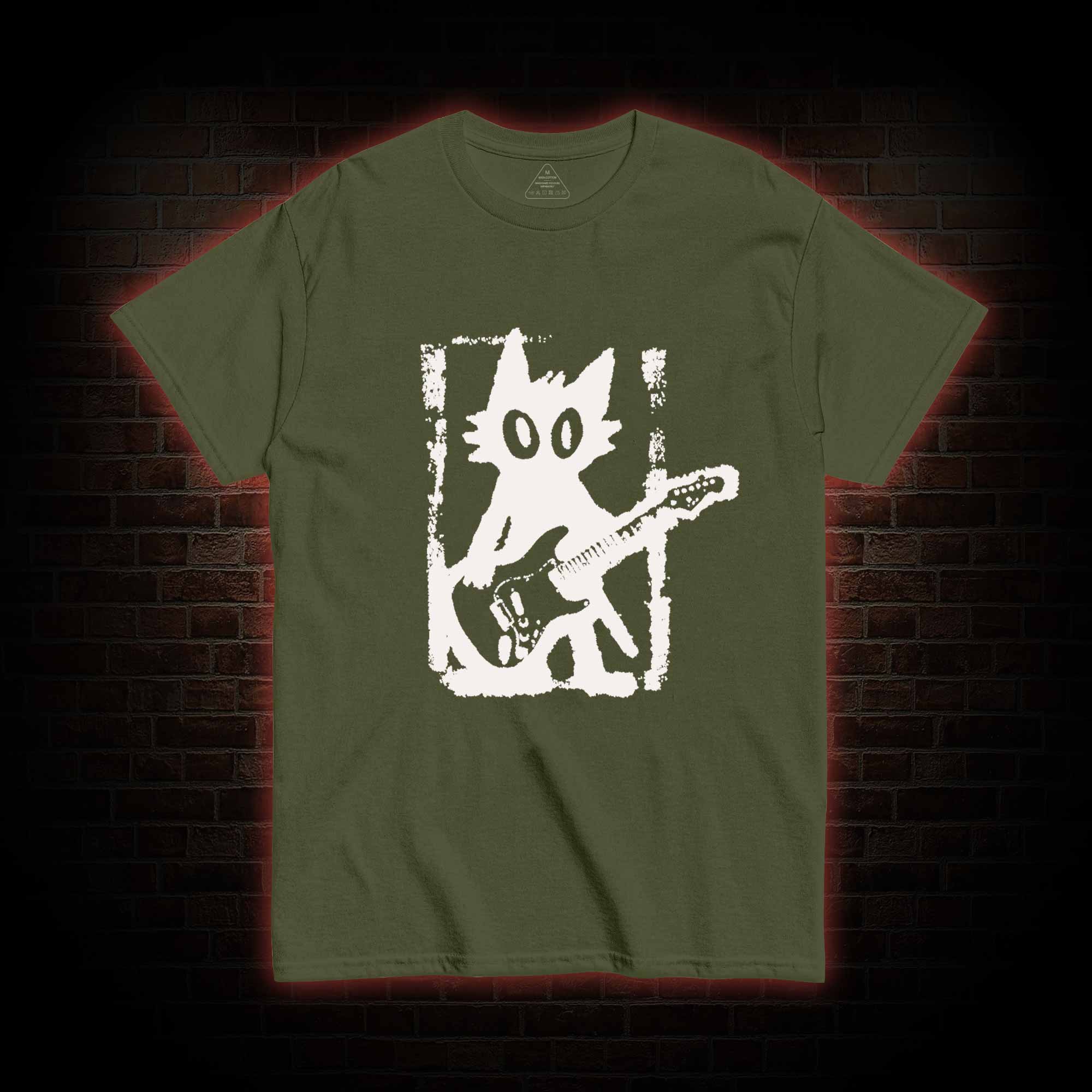 Rock and Roll Cat T-shirt