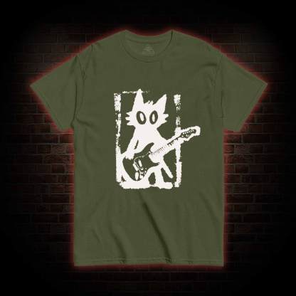 Rock and Roll Cat T-shirt