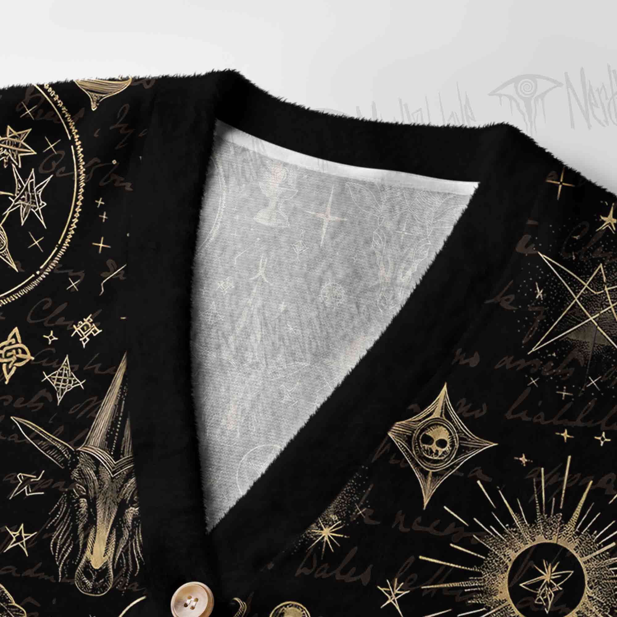 Baphomet Women's Cardigan Sweater