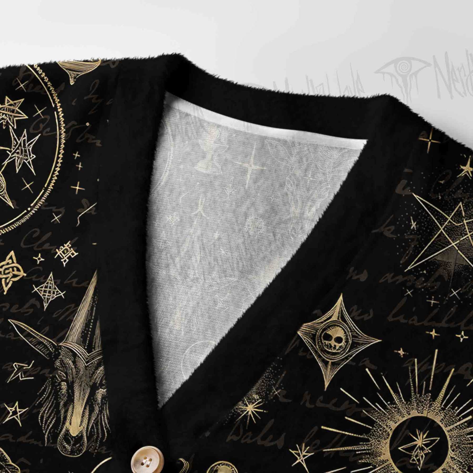 Baphomet Women's Cardigan Sweater