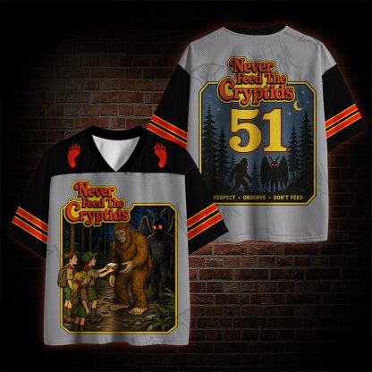 Never Feed Cryptids Retro Mesh Jersey