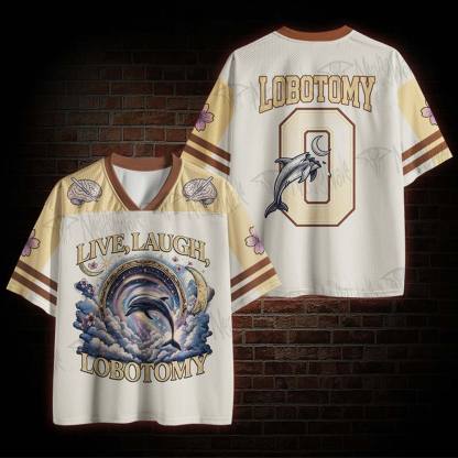 Live Laugh Lobotomy Meme Mesh Jersey