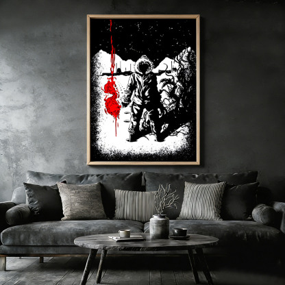 The Thing F.lare Framed Canvas Print