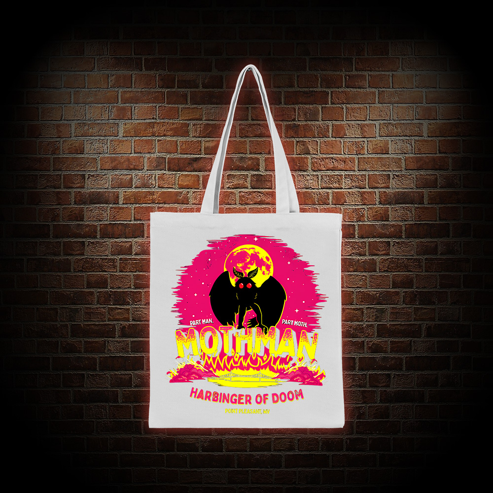 Mothman Harbinger of Doom Tote Bag