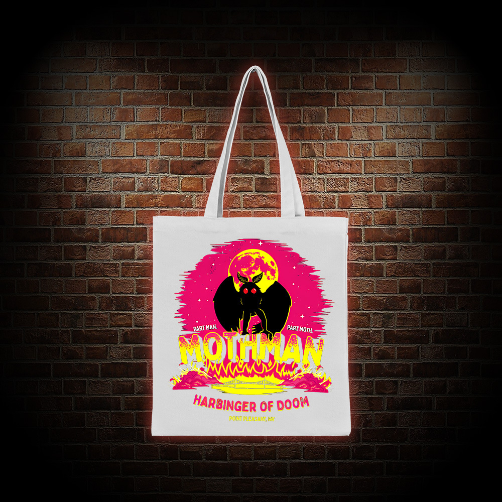 Mothman Harbinger of Doom Tote Bag