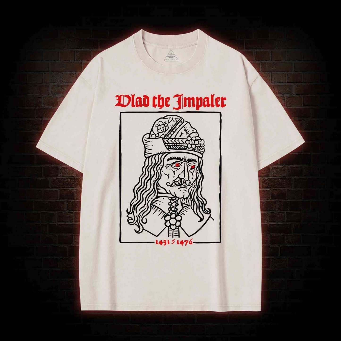 Vlad The Impaler Washed T-shirt