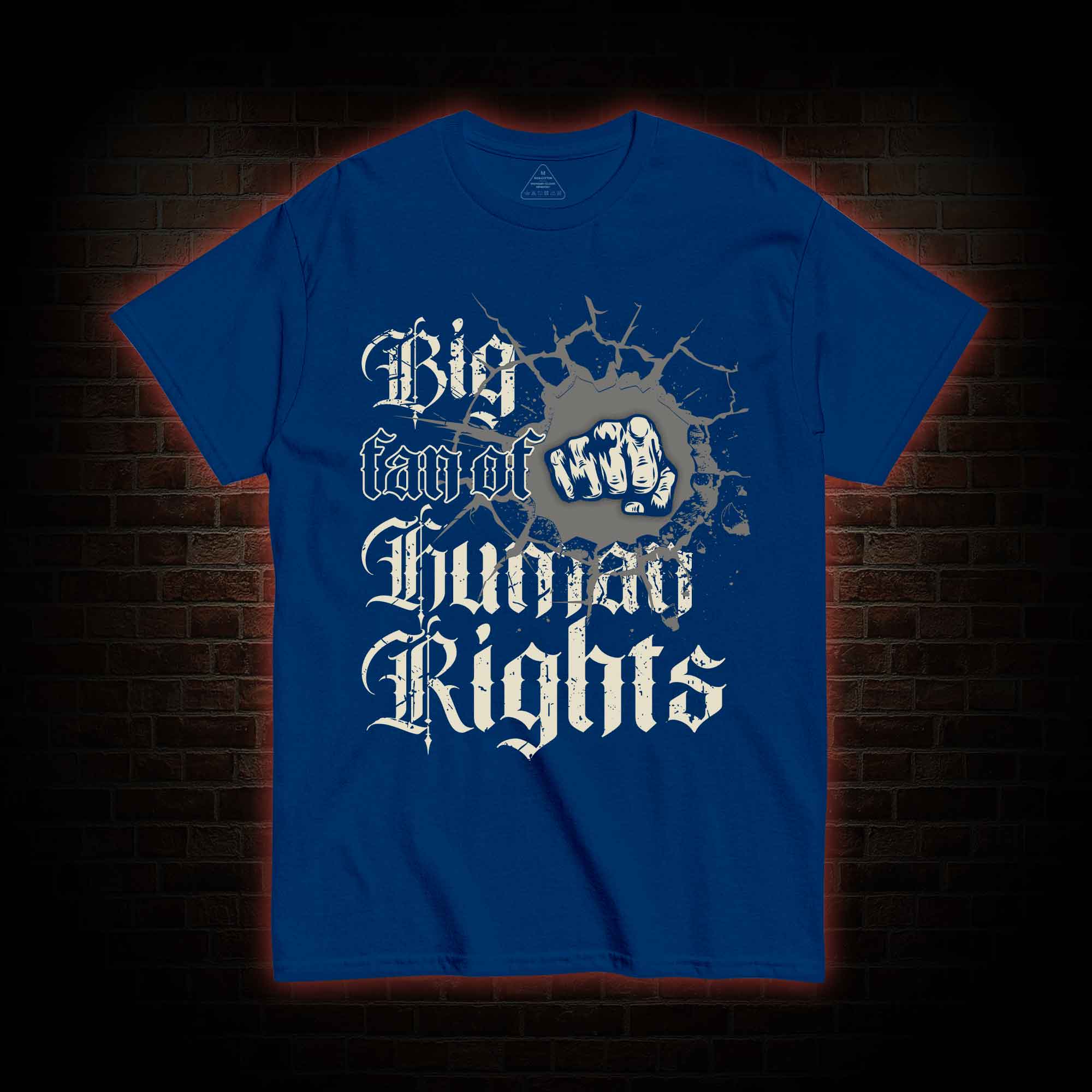 Vintage Big Fan of Human Rights T-shirt