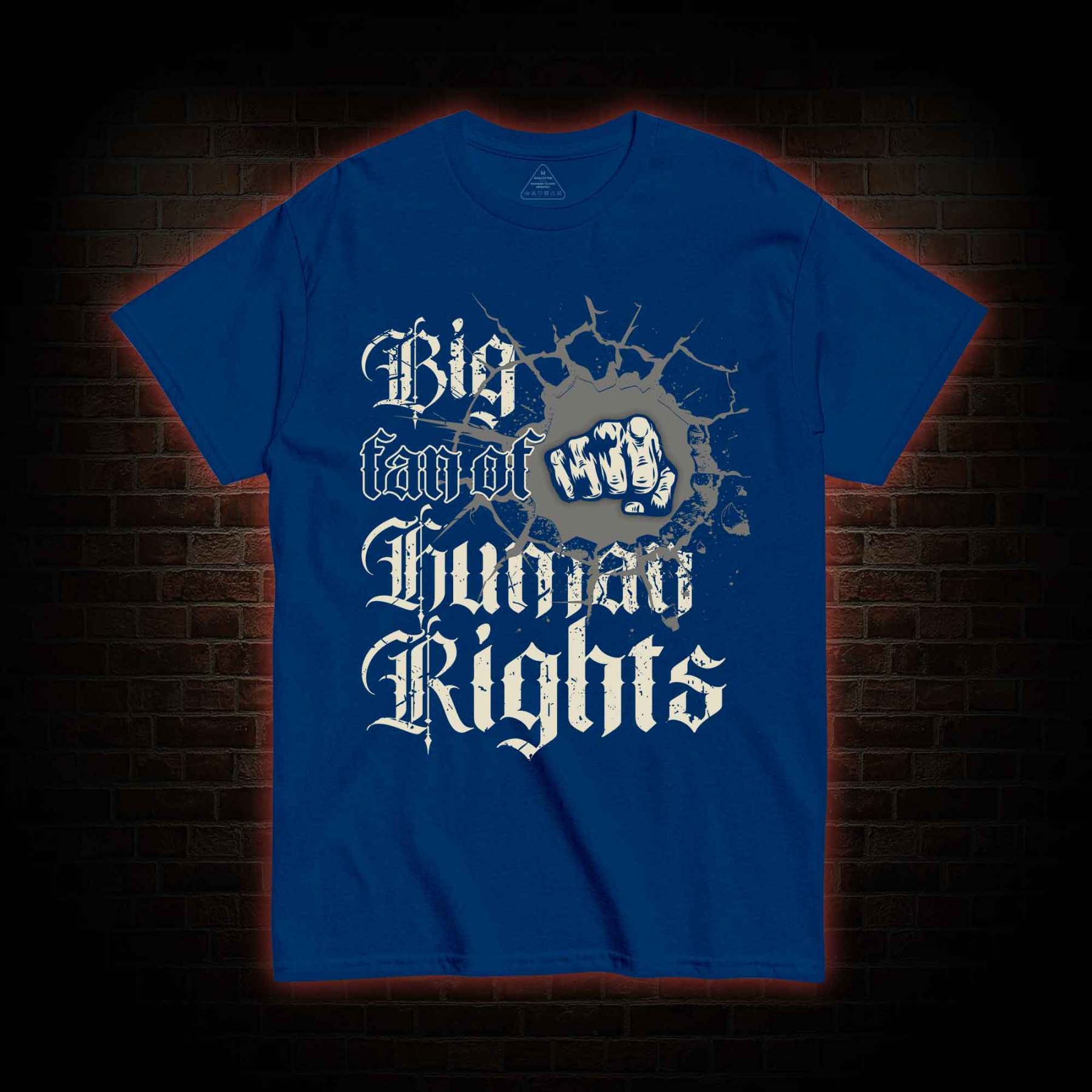 Vintage Big Fan of Human Rights T-shirt