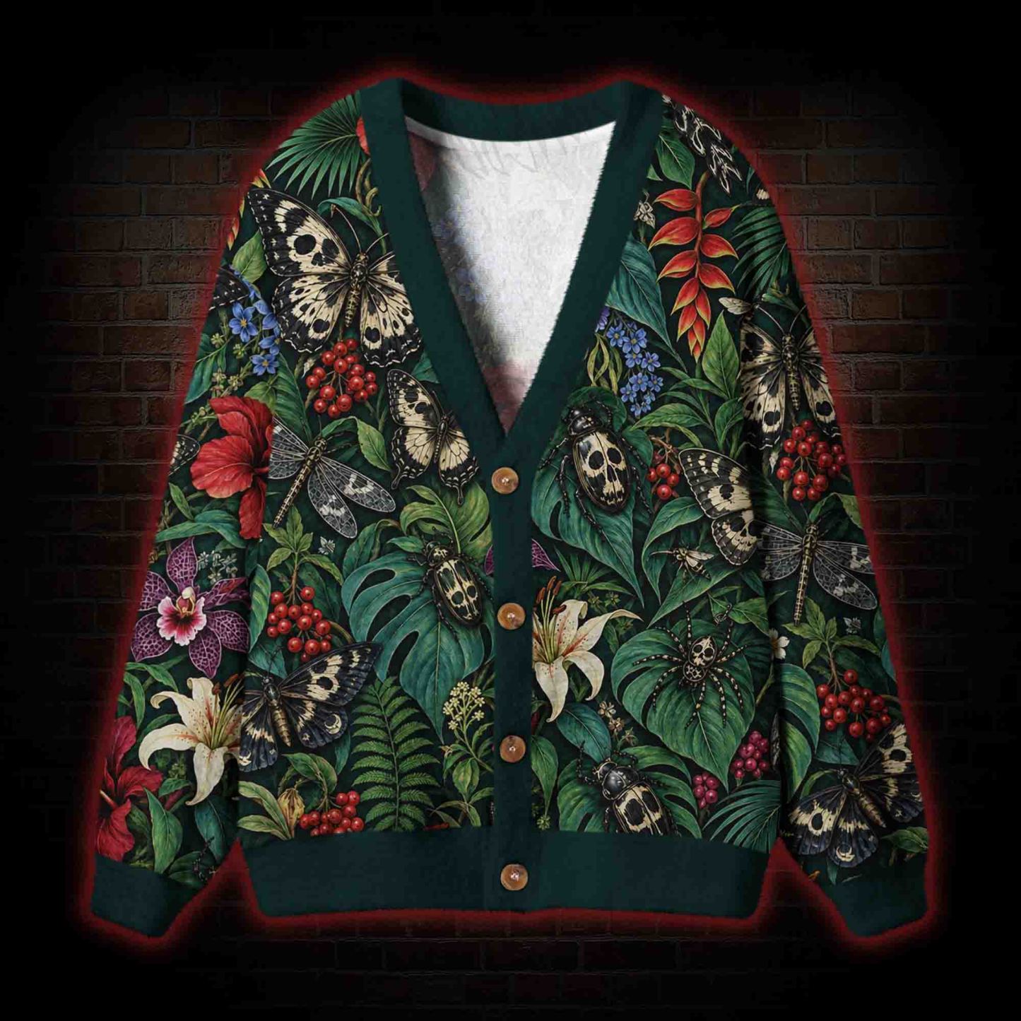 Poison Garden Cardigan Sweater