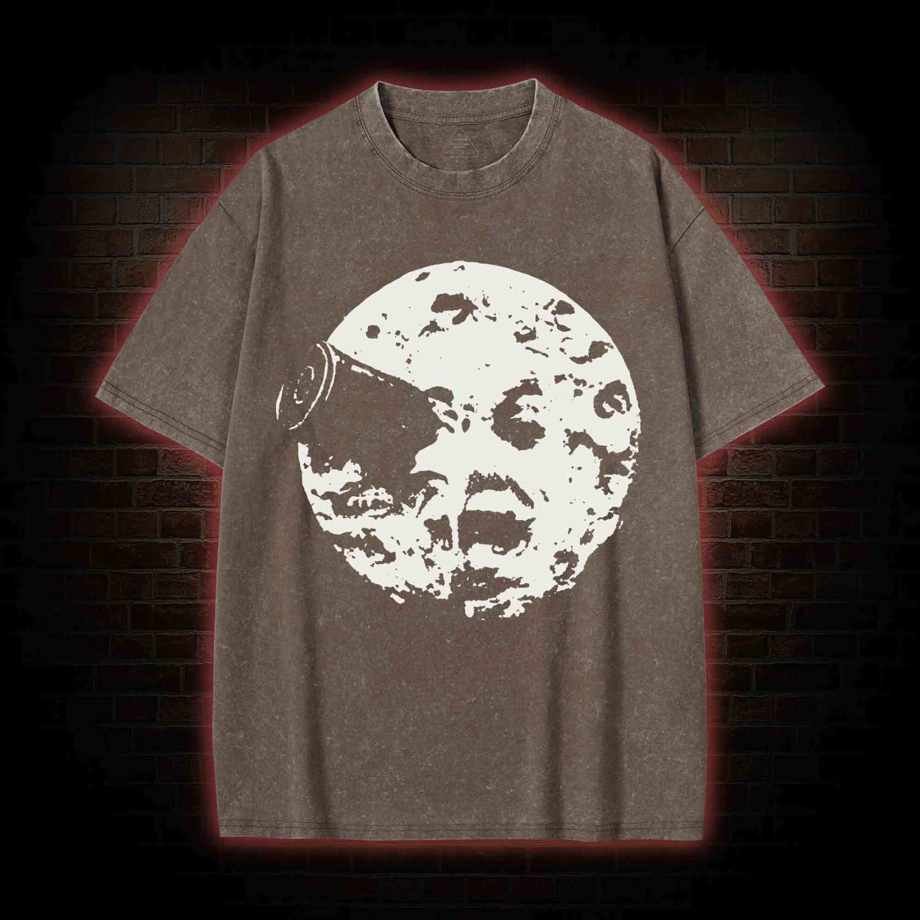 A Trip To The Moon 1902 Washed T-shirt