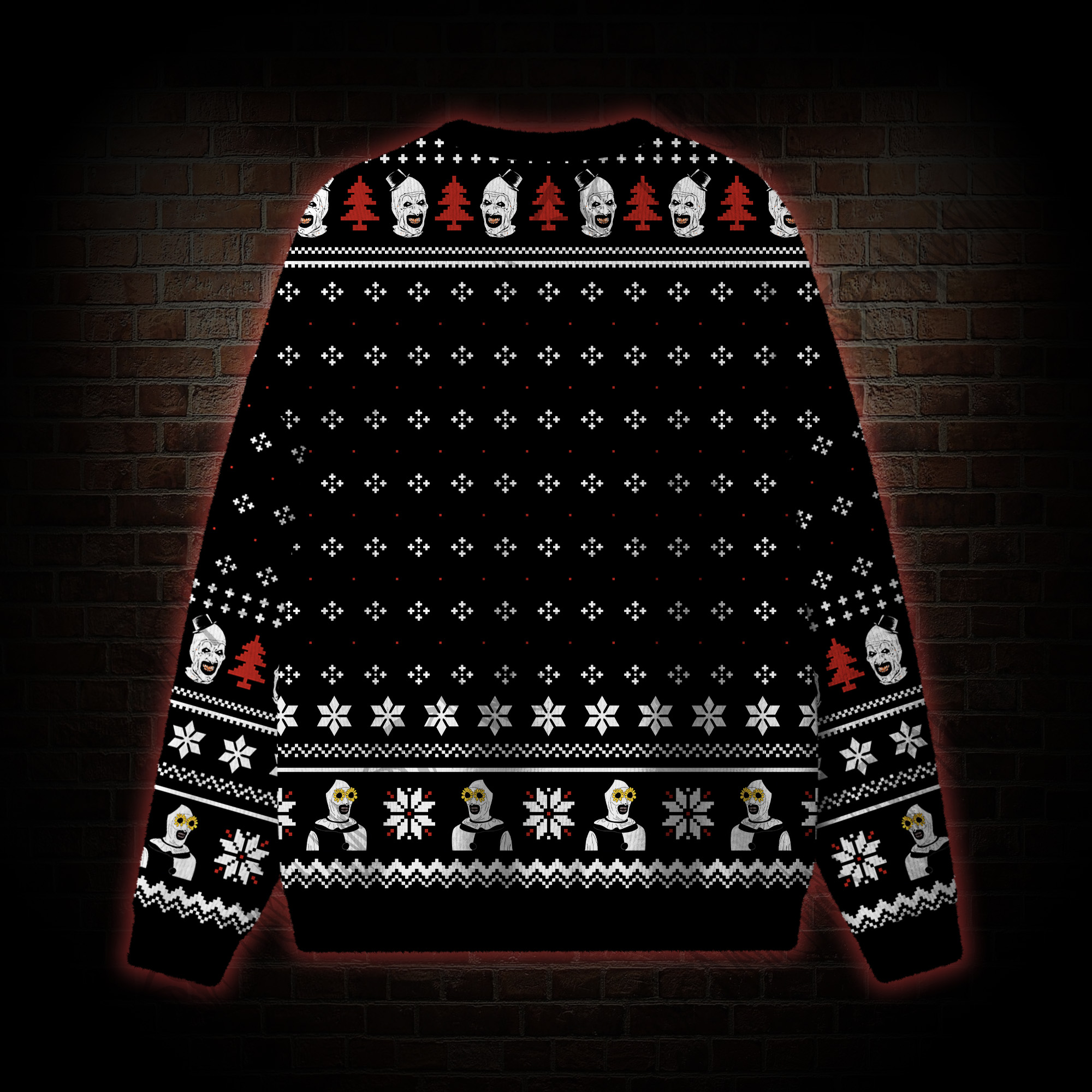 scary clown Ugly Sweatshirts