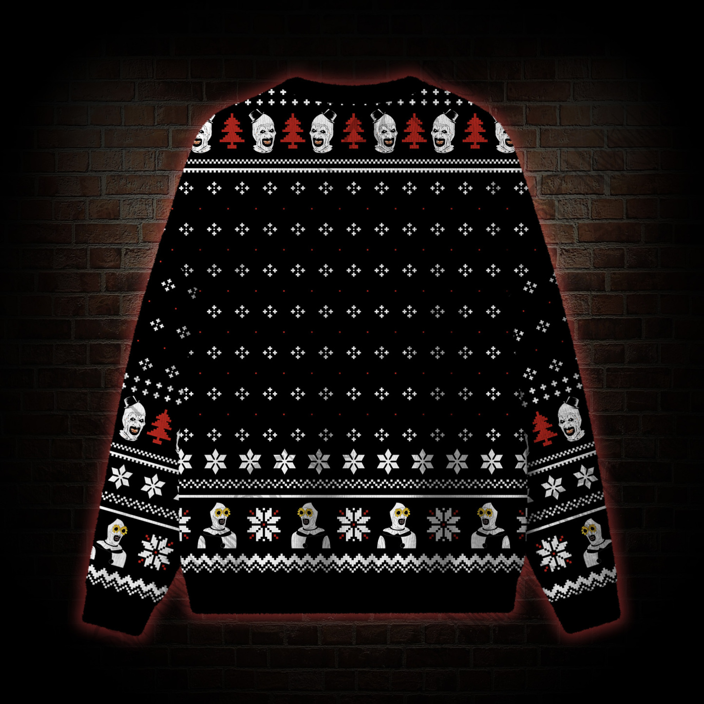 scary clown Ugly Sweatshirts