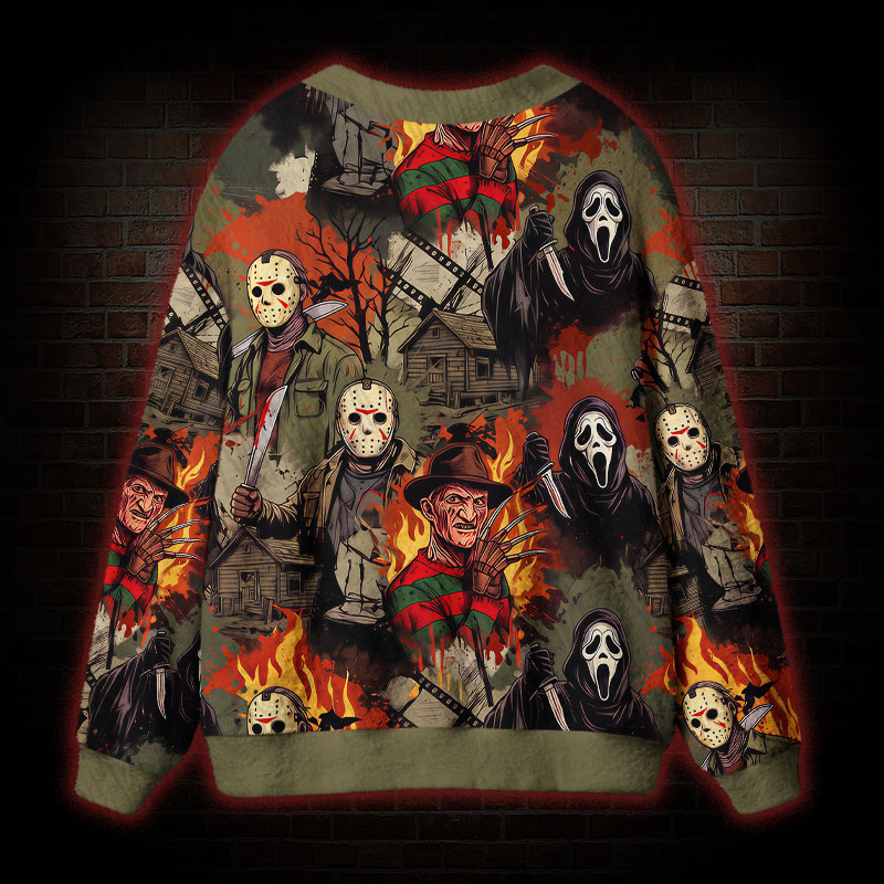 Campfire Slashers Cardigan Sweater
