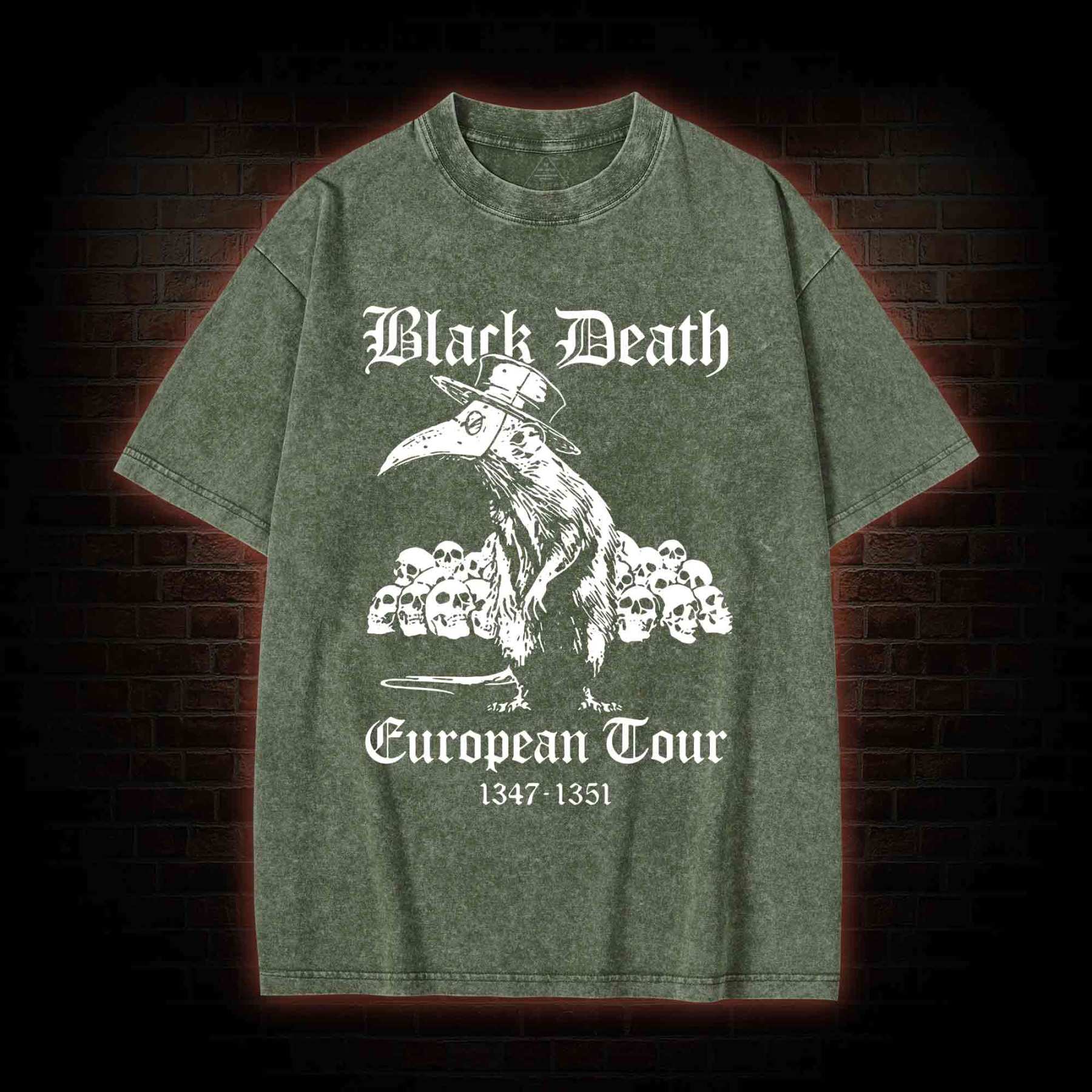 Black Death Washed T-shirt