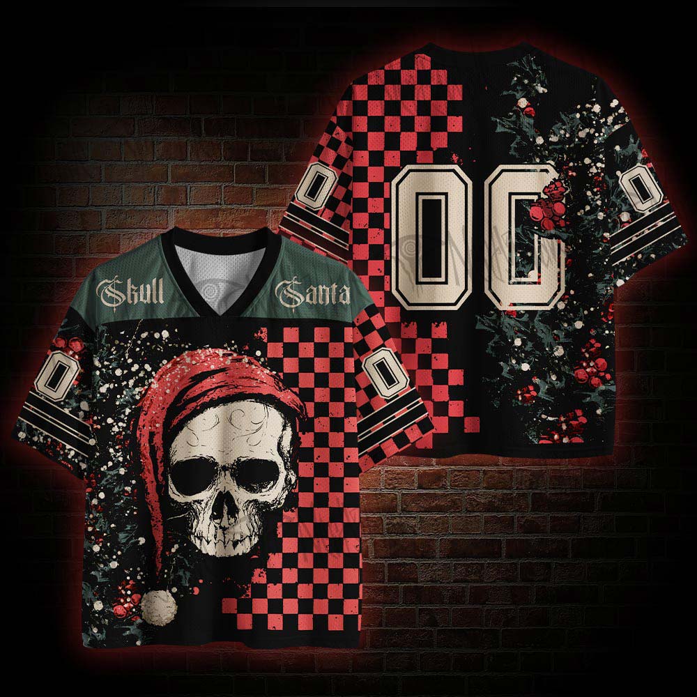 Skull Santa Mesh Jersey
