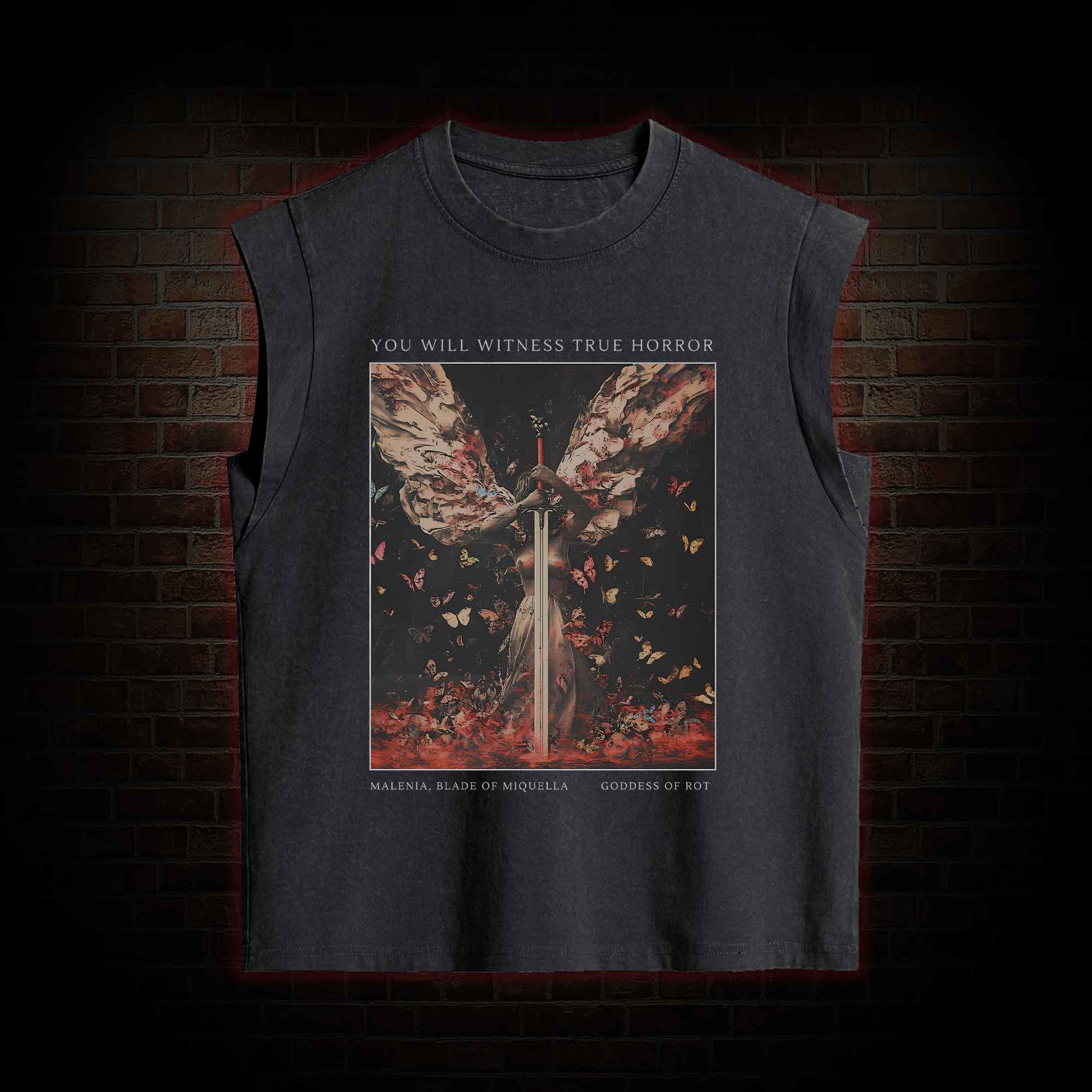 Goddess of Rot Slim Fit Women's Washed Tank Top