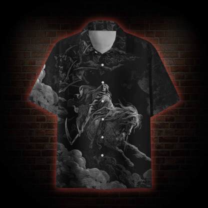 Death on the Pale Horse Button-up Shirt
