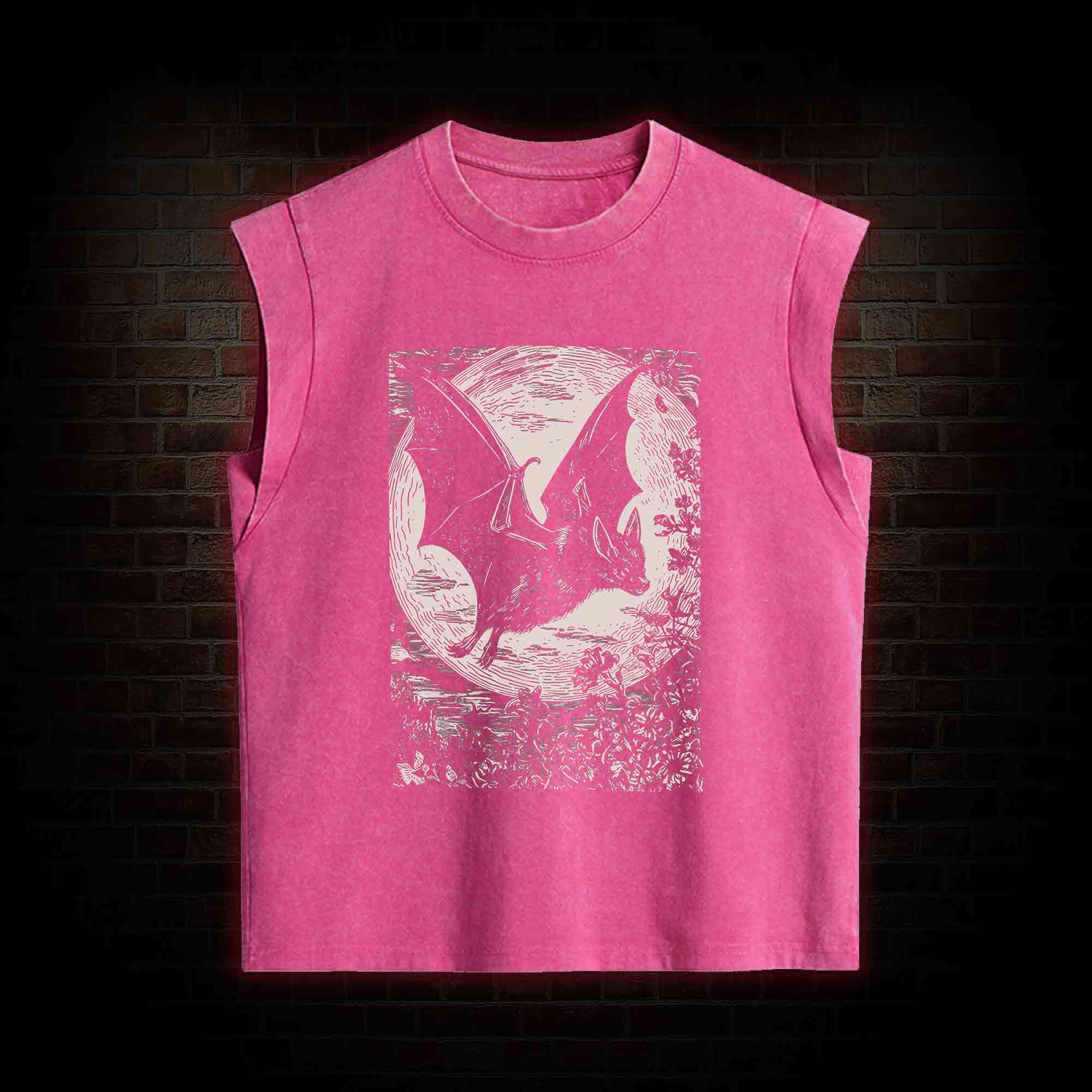 Medieval Bat Kid Women's Washed Tank Top