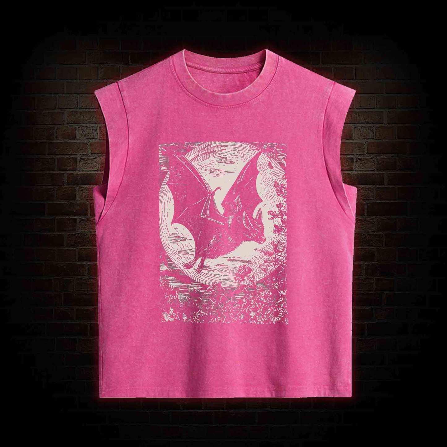 Medieval Bat Kid Women's Washed Tank Top