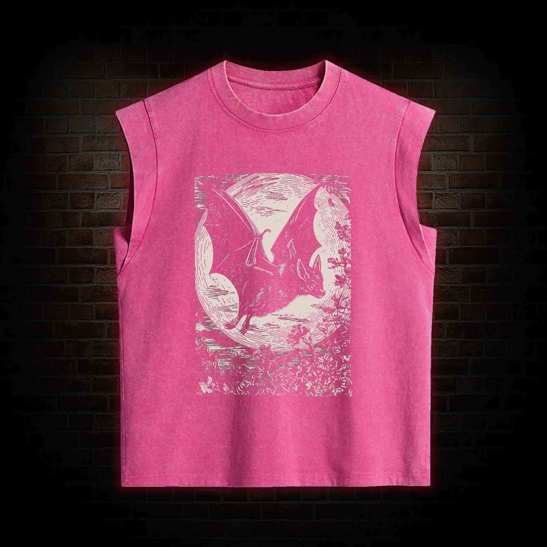 Medieval Bat Kid Women's Washed Tank Top