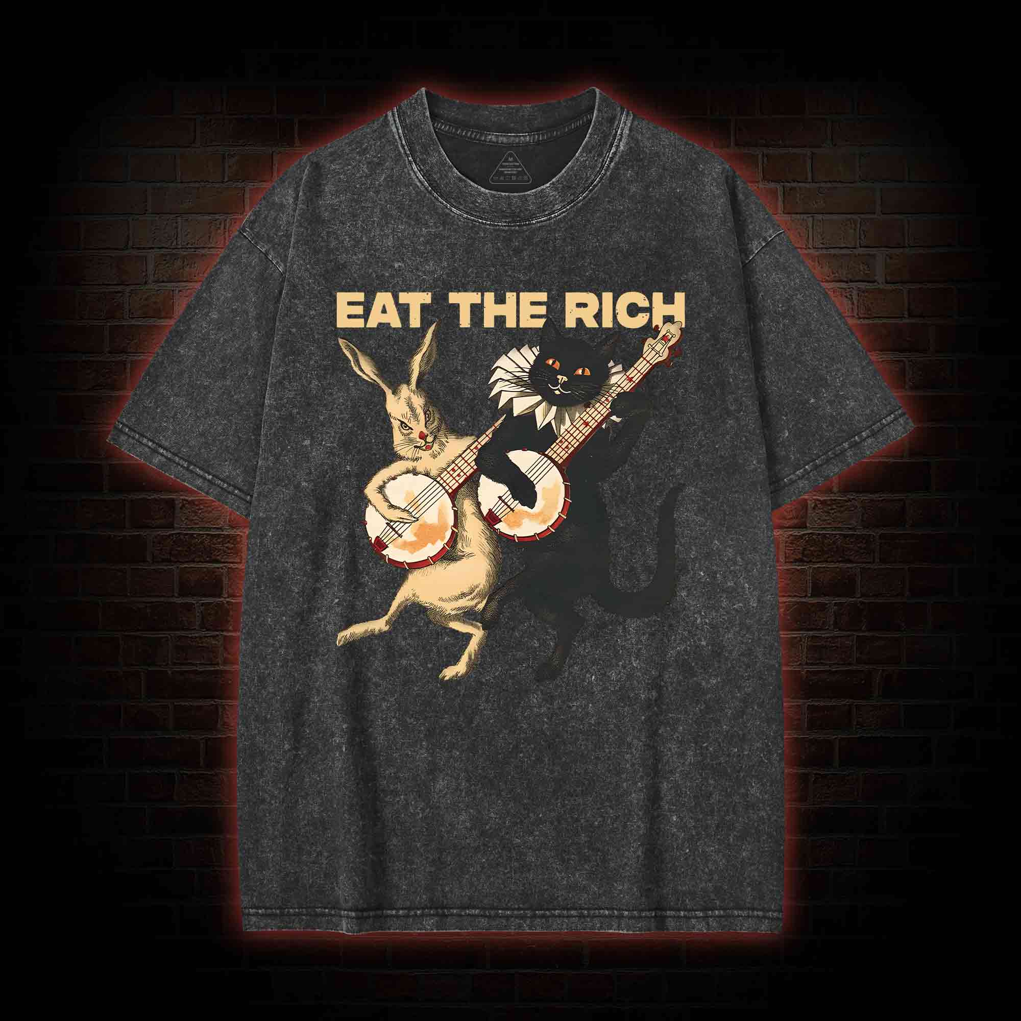 Eat The Rich Washed T-shirt