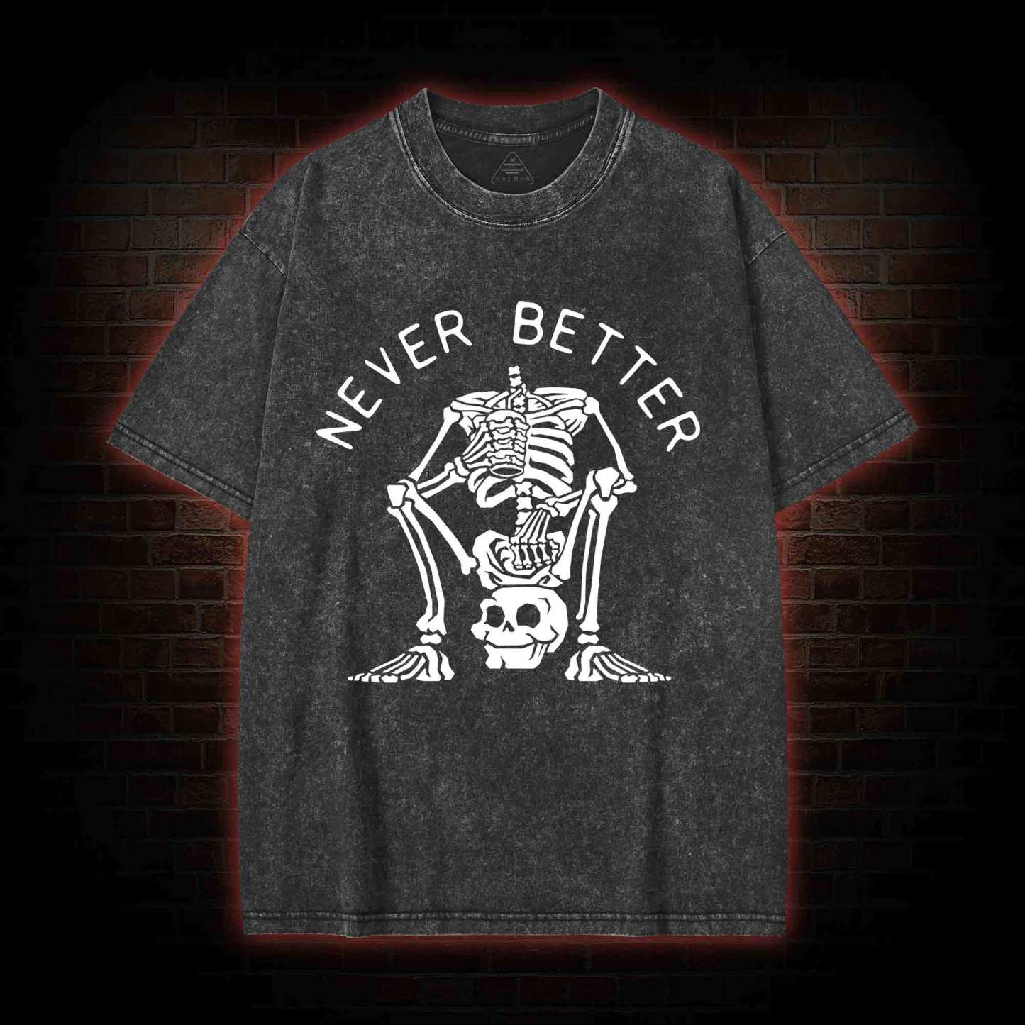 Never Better Graphic Washed T-shirt