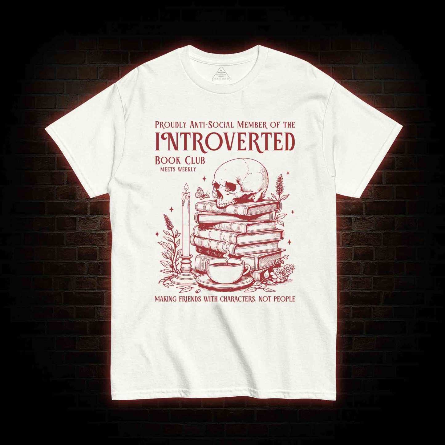 Introverted Book Club T-shirt 