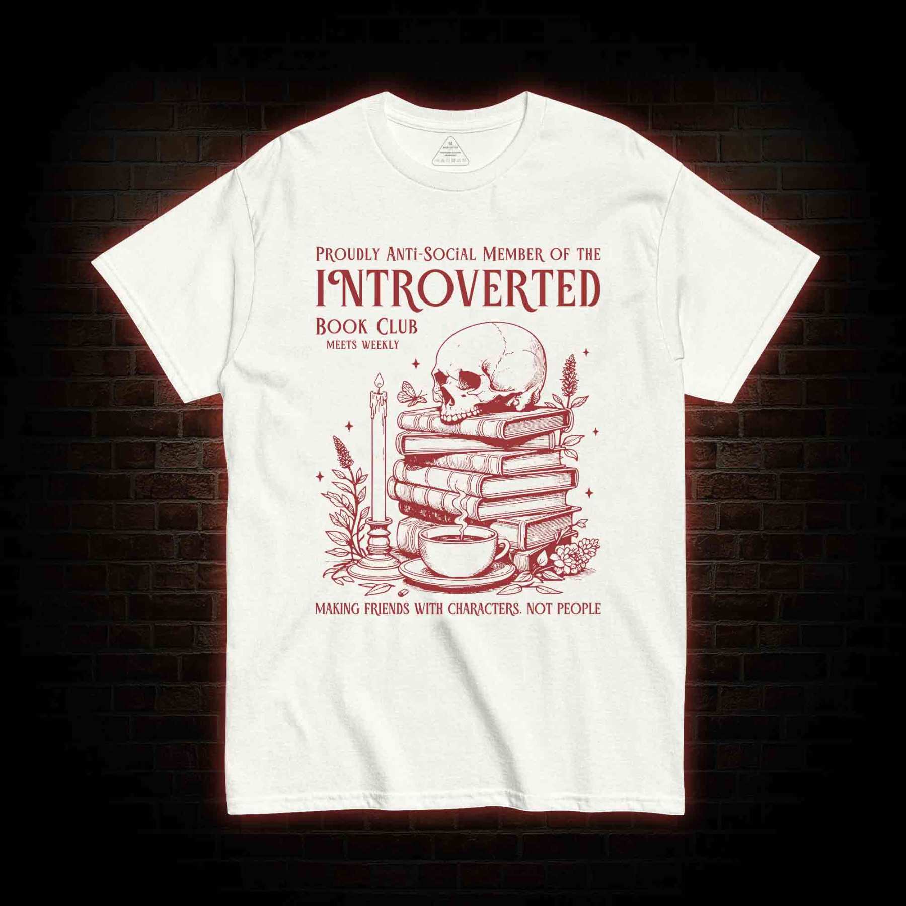 Introverted Book Club T-shirt 