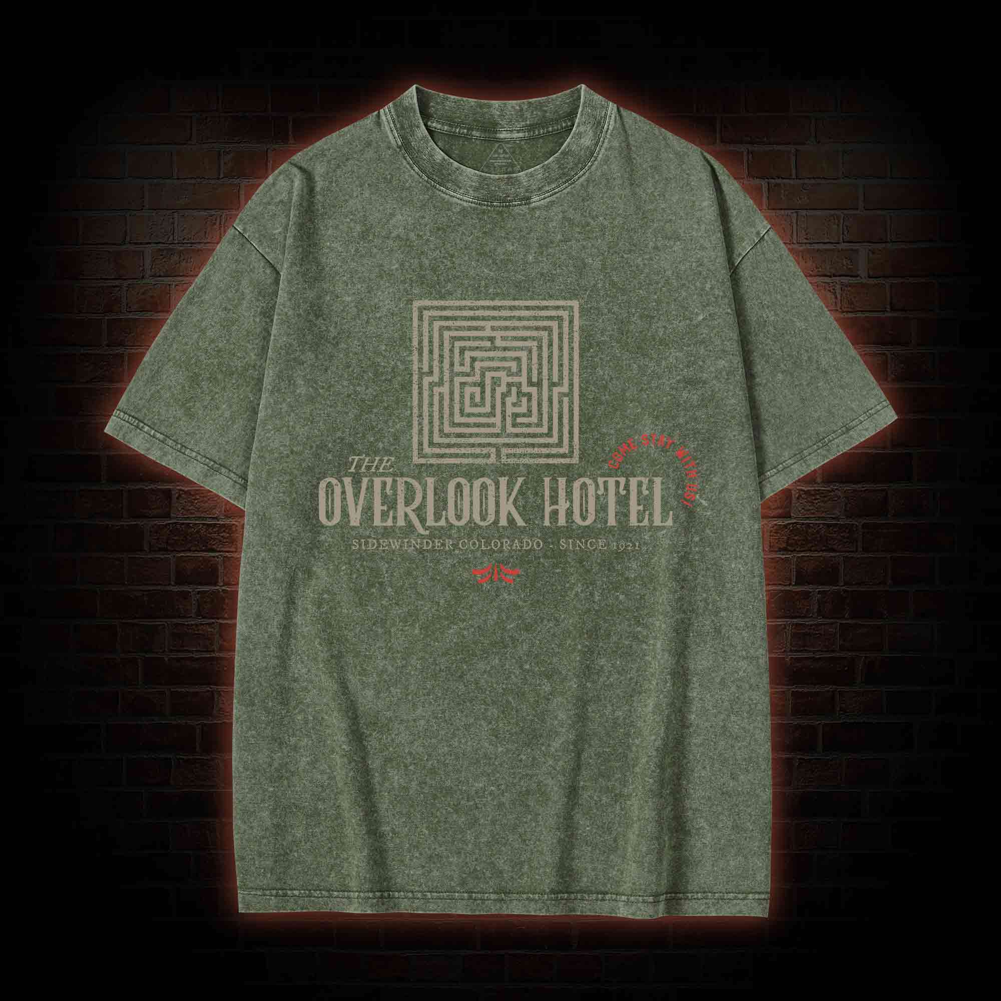 Overlook Hotel Washed T-shirt