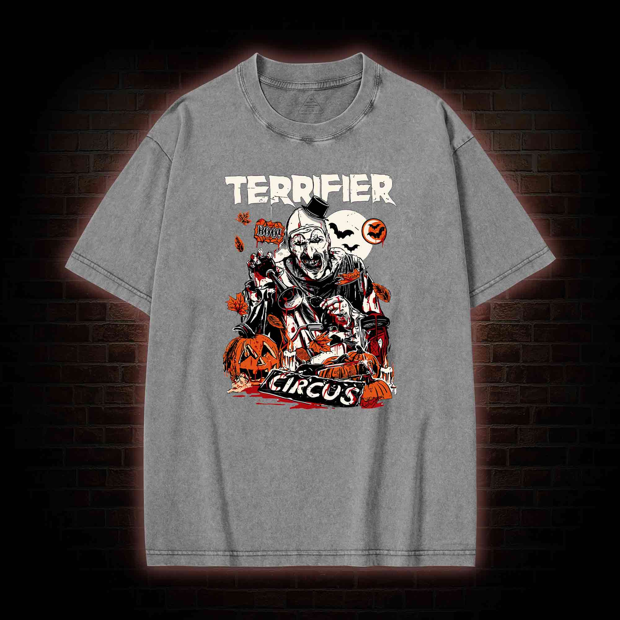 Terrifier Art the Clown Washed T-shirt