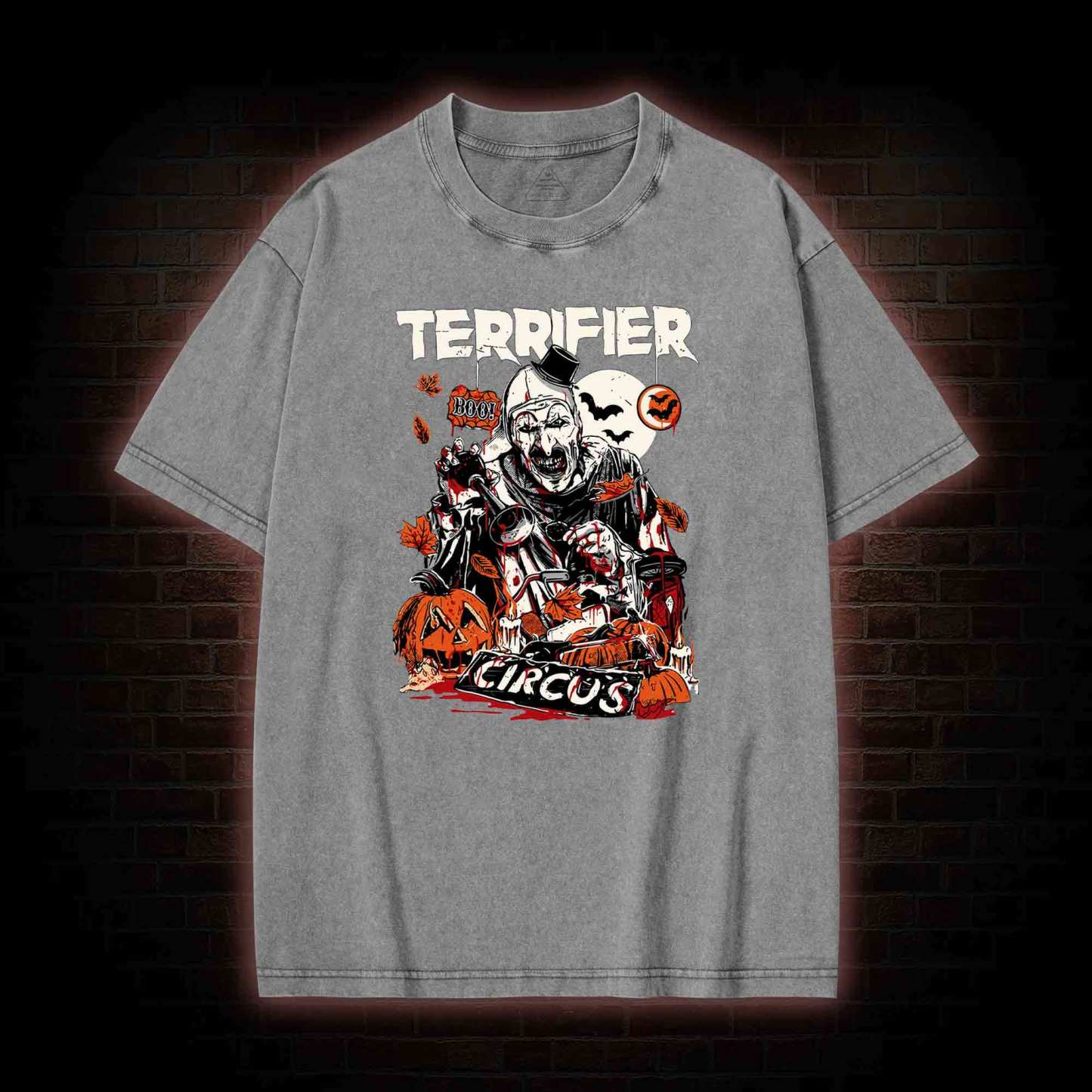 Terrifier Art the Clown Washed T-shirt